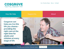 Tablet Screenshot of cosgrovecare.org.uk